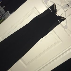 Long Maxi Dress with Pleated Top